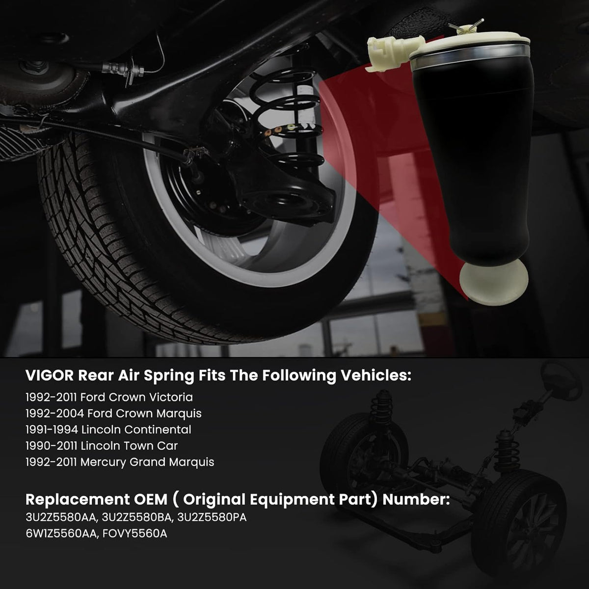 Rear Air Spring Y3394