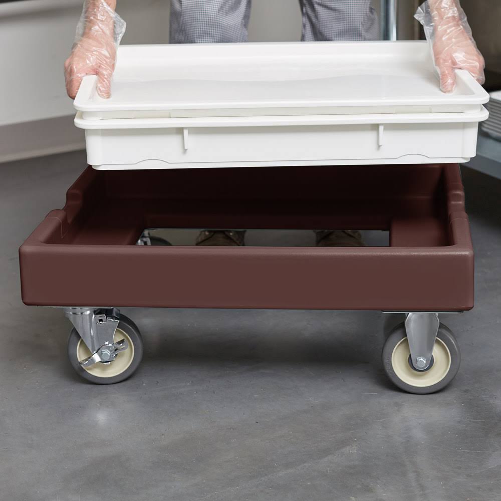 Dark Brown Pizza Dough Box Camdolly J13614