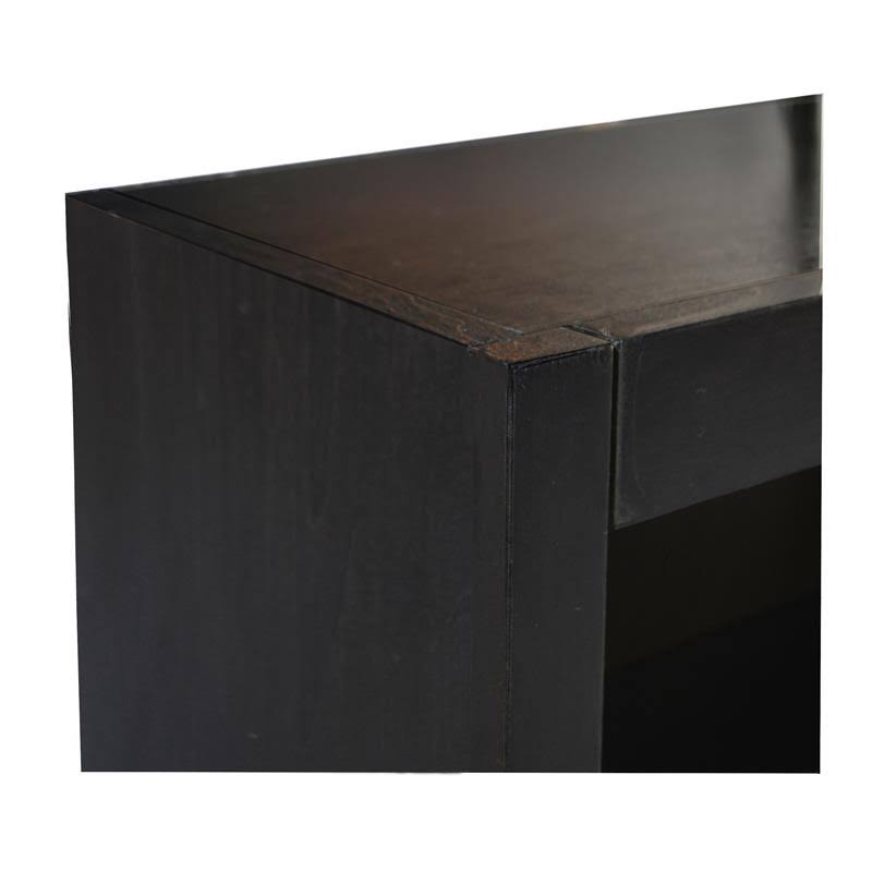 Espresso 5-Shelf Wood Bookcase B845614