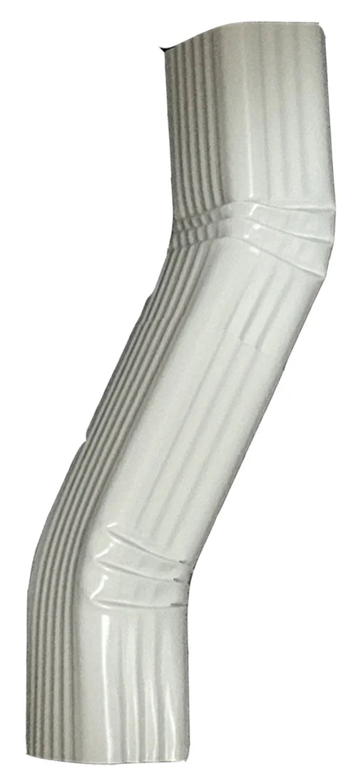 White Aluminum Off Set Elbow S167