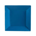 10-Inch Stoneware Square Plate, Peacock, Box of 12 A1231