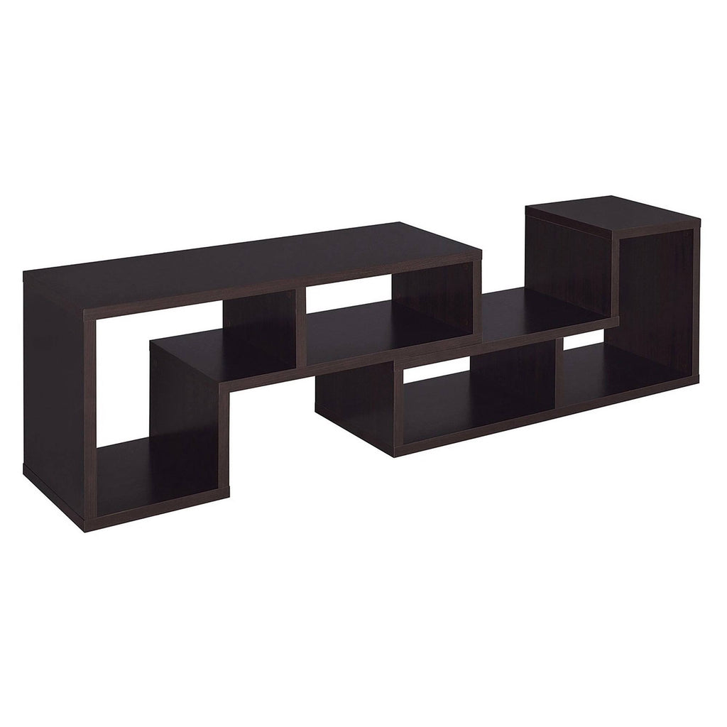 Grey Driftwood 2-Piece L-Shaped Bookcase Set A9009