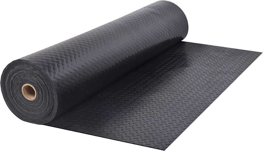 4 x 6 Ft Black Rubber Garage Floor Mat A469687