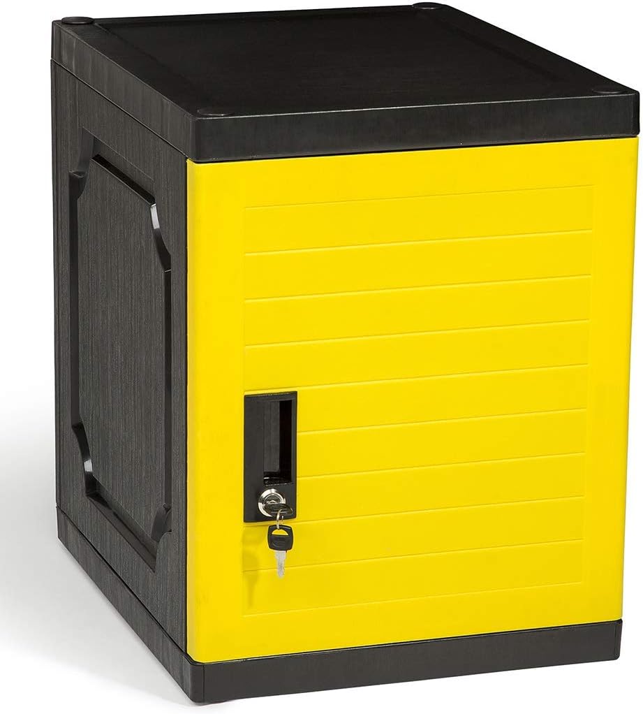 Gray Lockable Storage Cabinet with Keys X870871