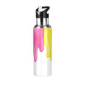 White Vacuum Insulated Stainless Steel Water Bottle 20 OZ T256