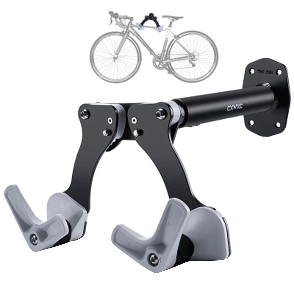 Bike Wall-Mounted Vertical Garage Storage Horizontal Adjustable Hook O109