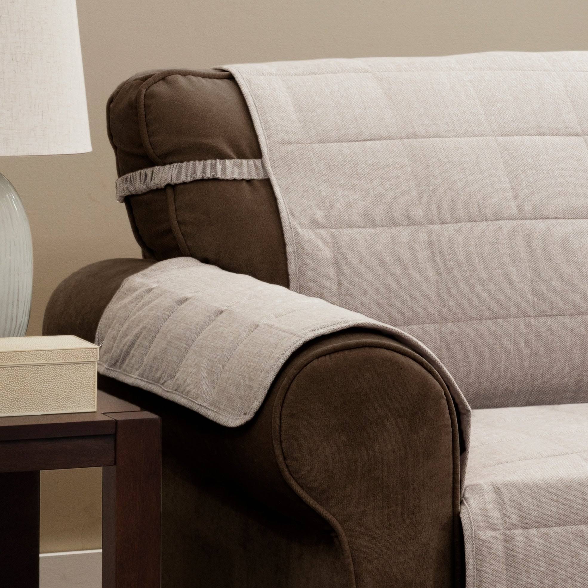 Charcoal Sofa Protector F869