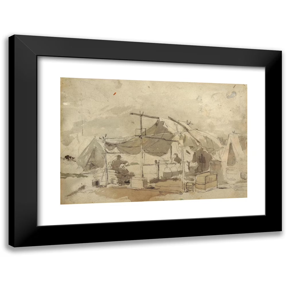 Army Cook's Tent (1861) Framed Art Print K9919