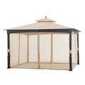 Replacement Canopy Top Cover and Netting Set for 10 x 12 Gazebo Y67663