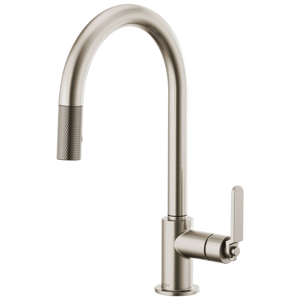 Stainless Steel Pull-Down Faucet with Arc Spout and Industrial Handle K272033