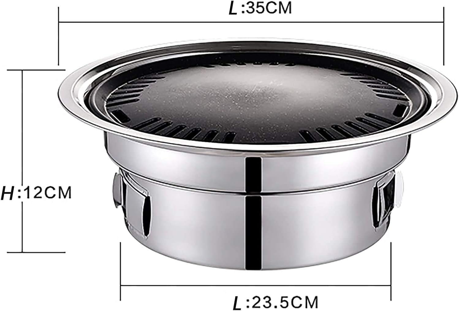 Stainless Steel Portable Barbecue Grill O598838