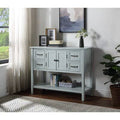 Modern Console Table with 4 Drawers Light Blue B507973
