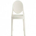 White Ghost Side Chairs Transparent Polycarbonate Plastic S9957