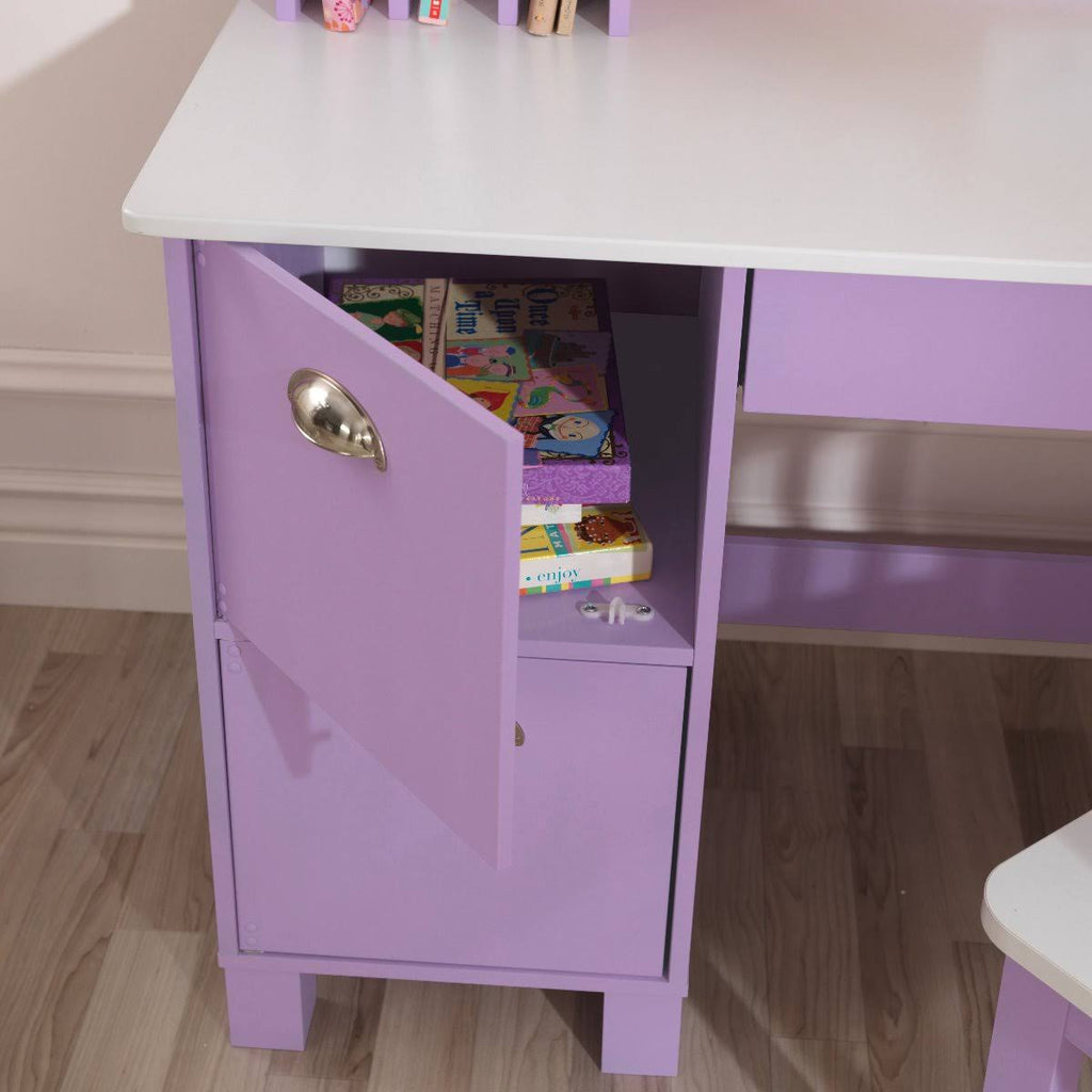 Lavender Study Desk with Chair J3861