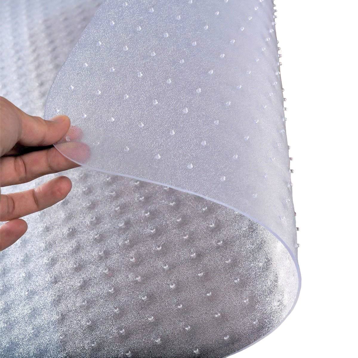 PVC Home Office Chair Floor Mat with Lip for Standard Pile Carpet Z484