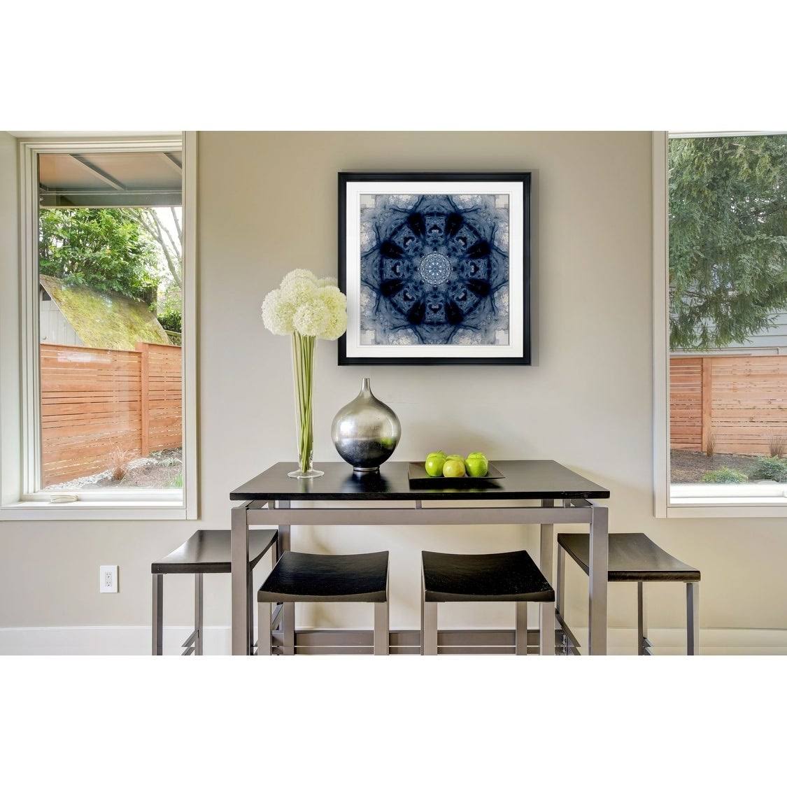 Indigo Framed Giclee Print 38x38 B52805