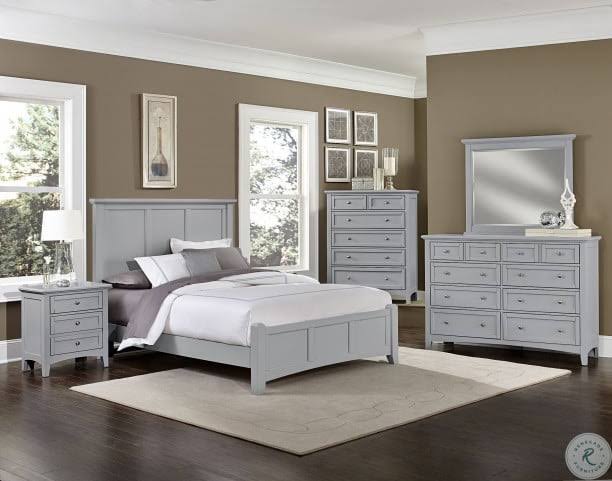 Gray Cal. King Mansion Bed S463645