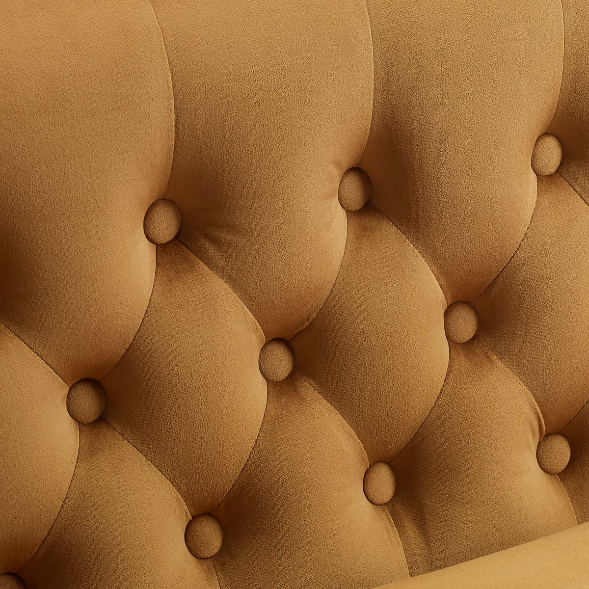 Cognac Performance Velvet Armchair W614538