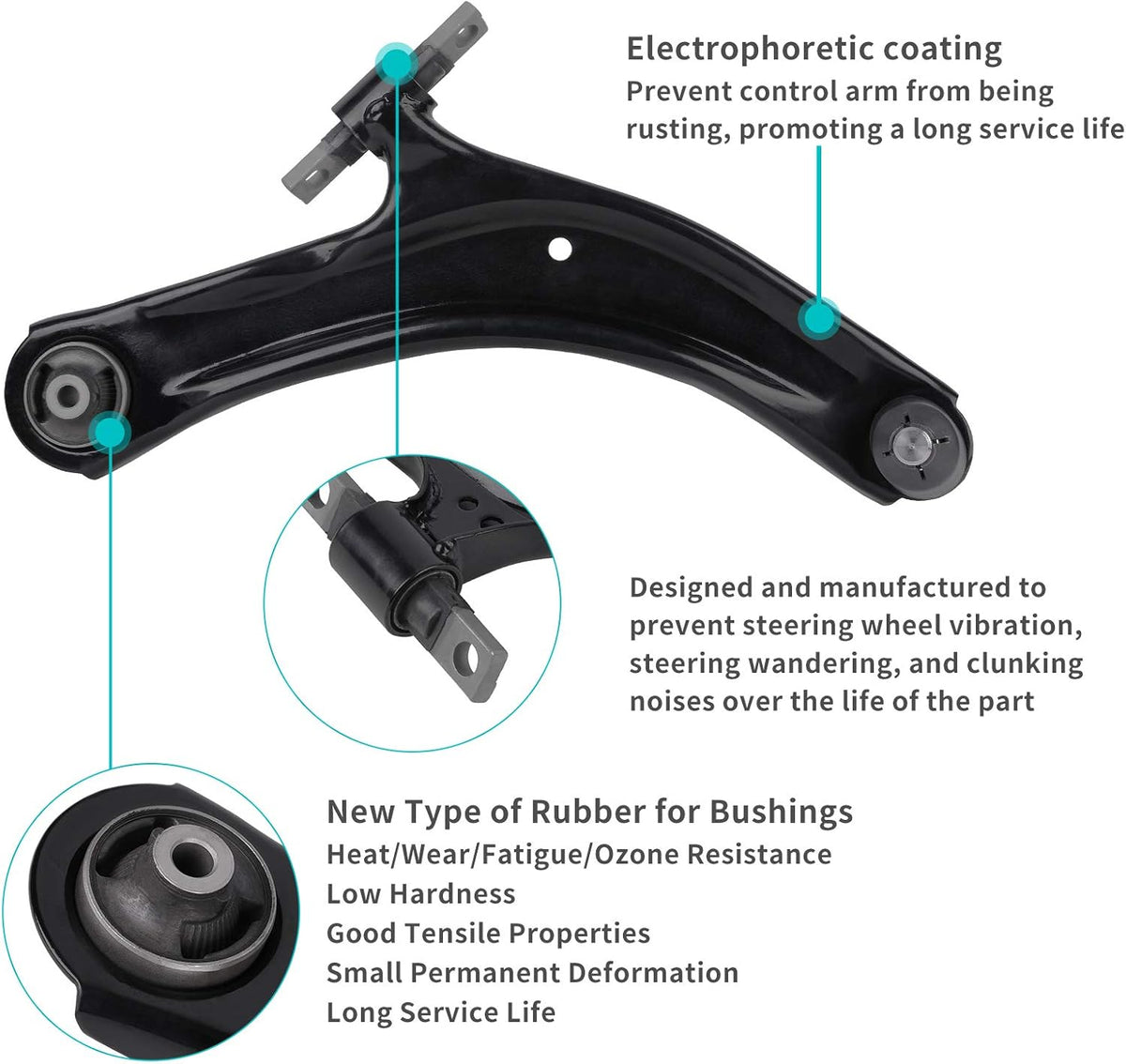 Front Lower Control Arm Pack of 2 H79006
