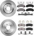 5 Lug Brake Rotors and Brake Pads with Clips Y683