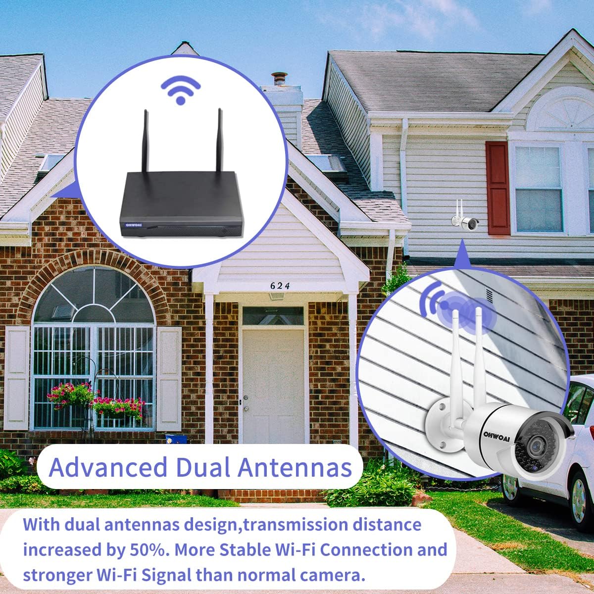 8 Channel 1080P NVR Security Camera System with 4TB Hard Drive G261573