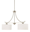 2 Light Island, Brushed Nickel Q32602