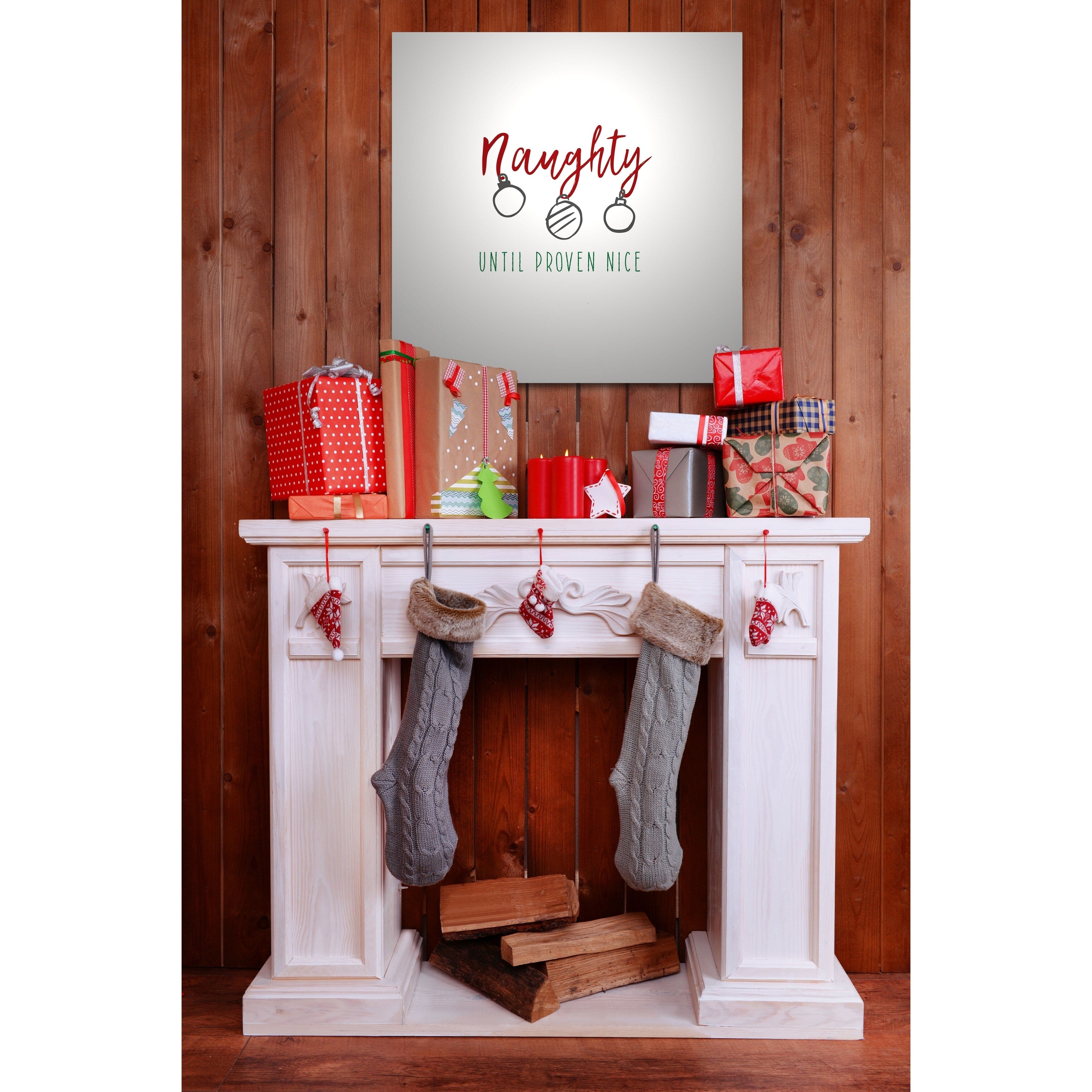 Naughty Gallery Wrapped Canvas 10x10 A67139