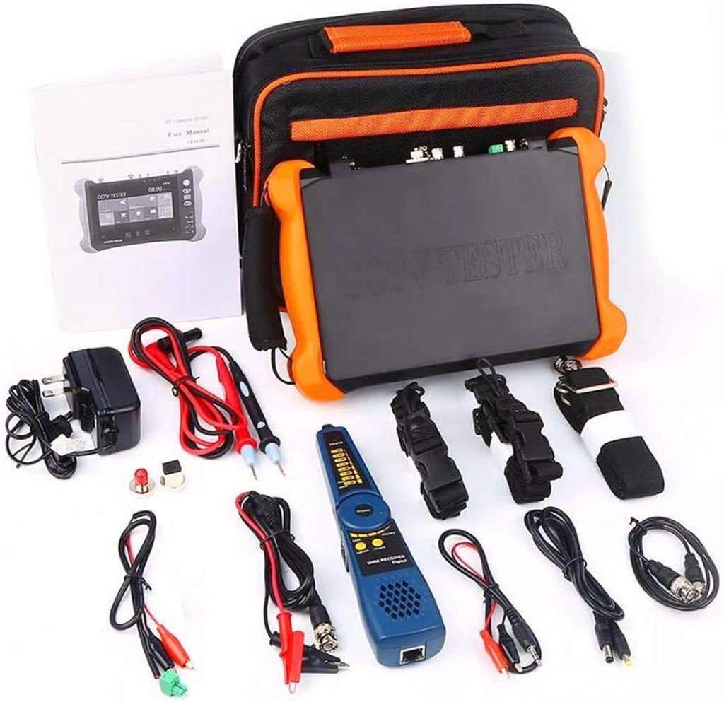 4K CCTV Camera Tester 8-inch IPS Touch Screen Monitor with HDTVI HDCVI AHD SDI IP Camera Support POE WiFi H.265 HDMI Z920562