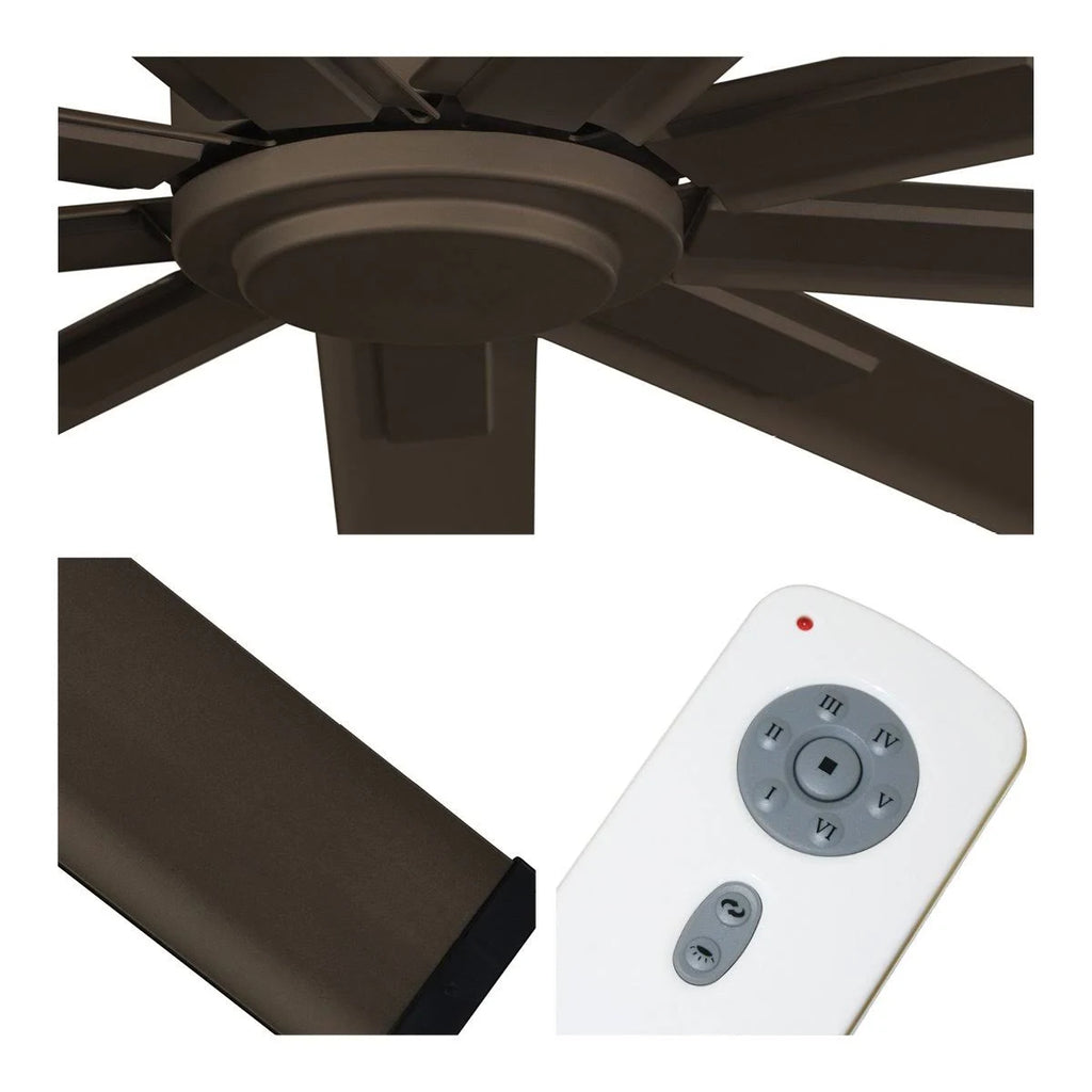 96 inch White Industrial Ceiling Fan I9137