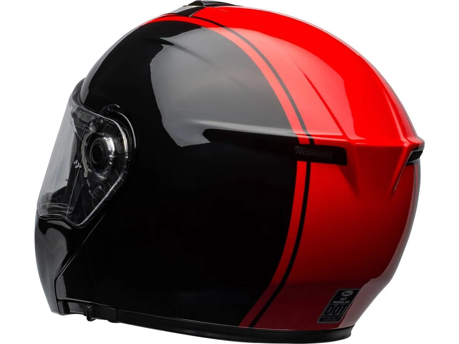 Black / Red Modular Helmet Size S V669