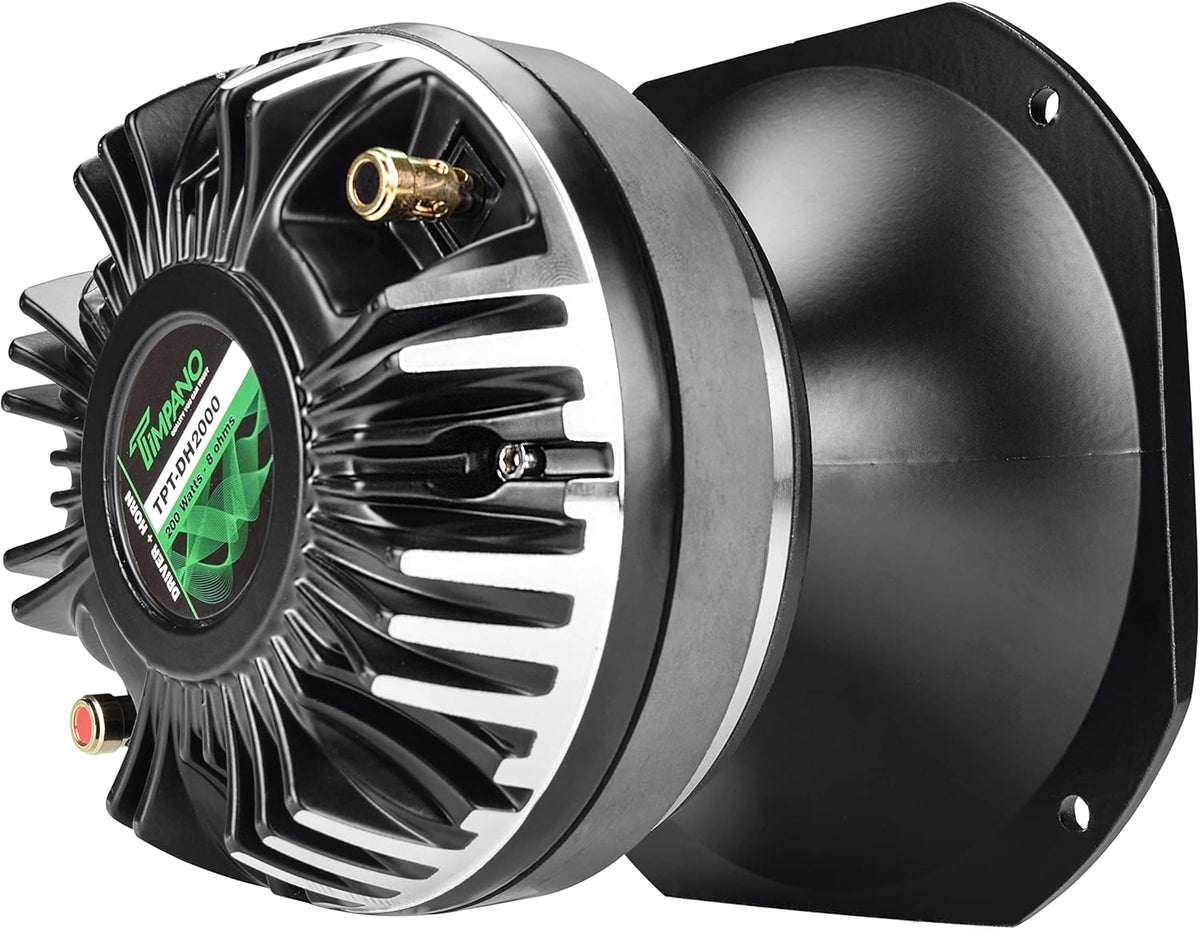 2" Exit Compression Driver Horn 8 Ohm 109 dB Aluminum Horn Ferrite Driver Pack of 2 M921