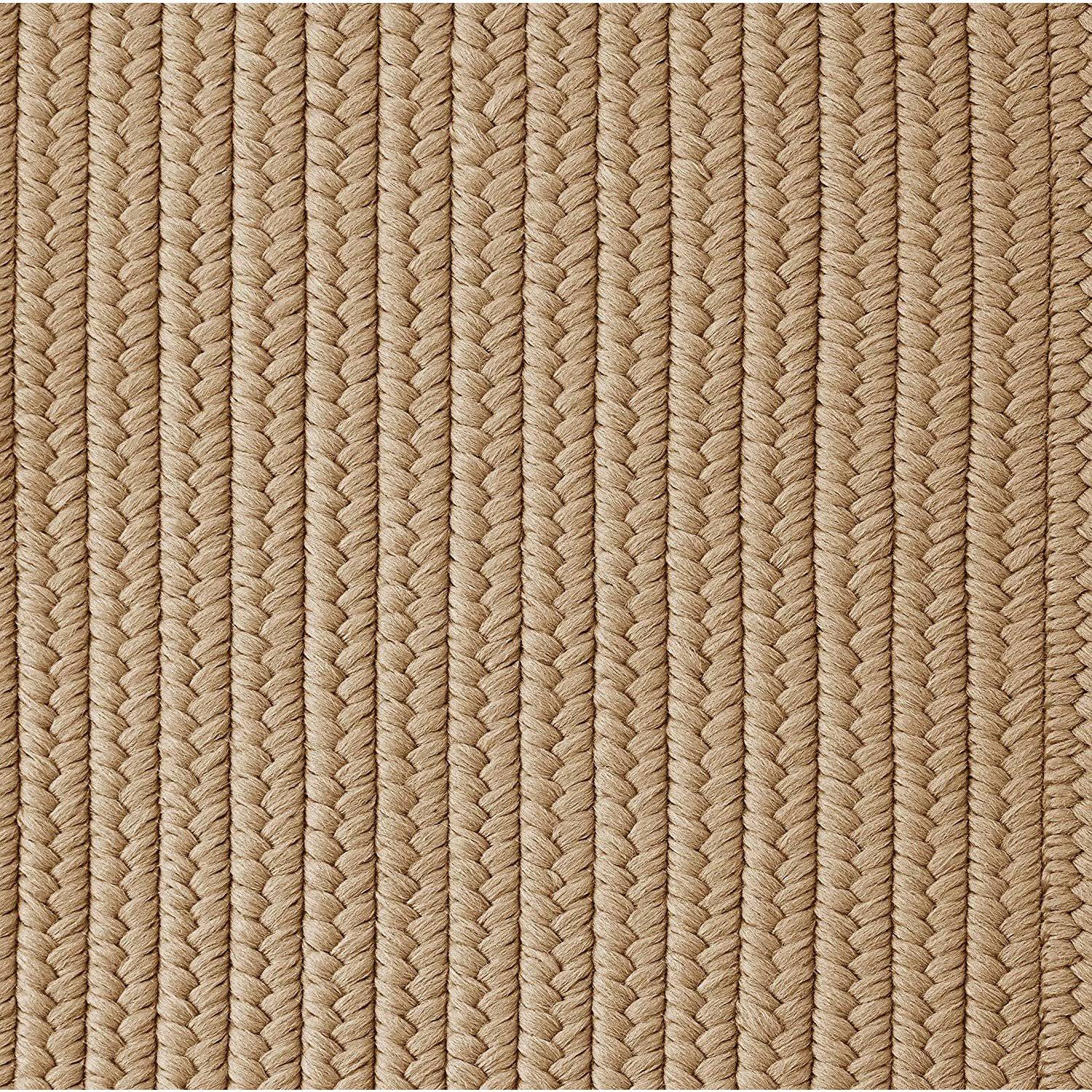 Cuban Sand 3' Round Braided Rug X25558