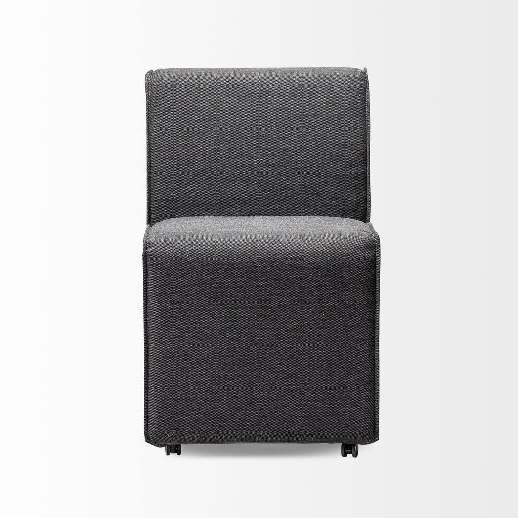 Grey Fabric Dining Chair Q8992