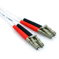 LC/LC 10GB Duplex 50/125 Multimode OM3 Fiber Patch Cable White I17788