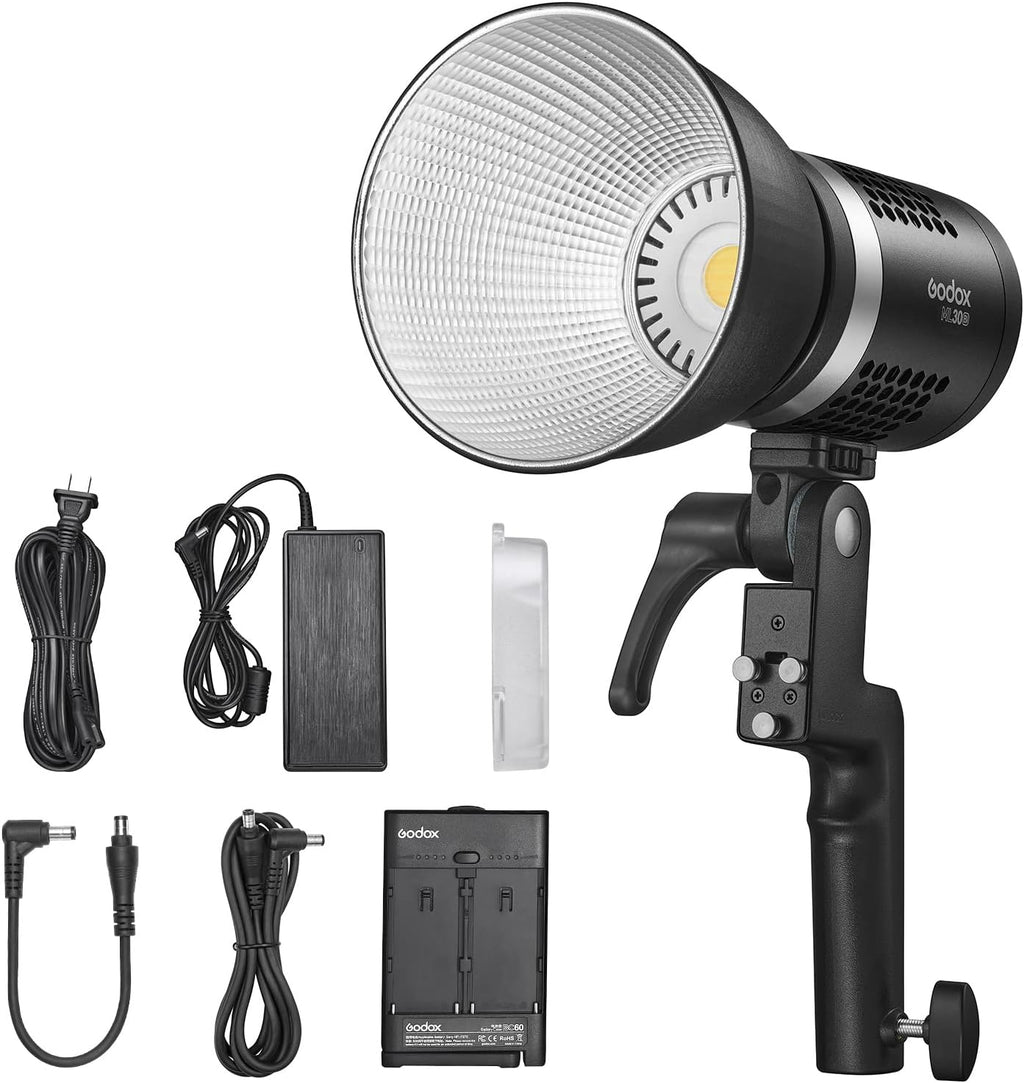 Bi-Color LED Video Light with 2X NP-F970 Lithium Battery Case X8818