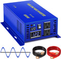 600W Pure Sine Wave Inverter 12v to 110v 120v dc to ac Dual US Plug R4471