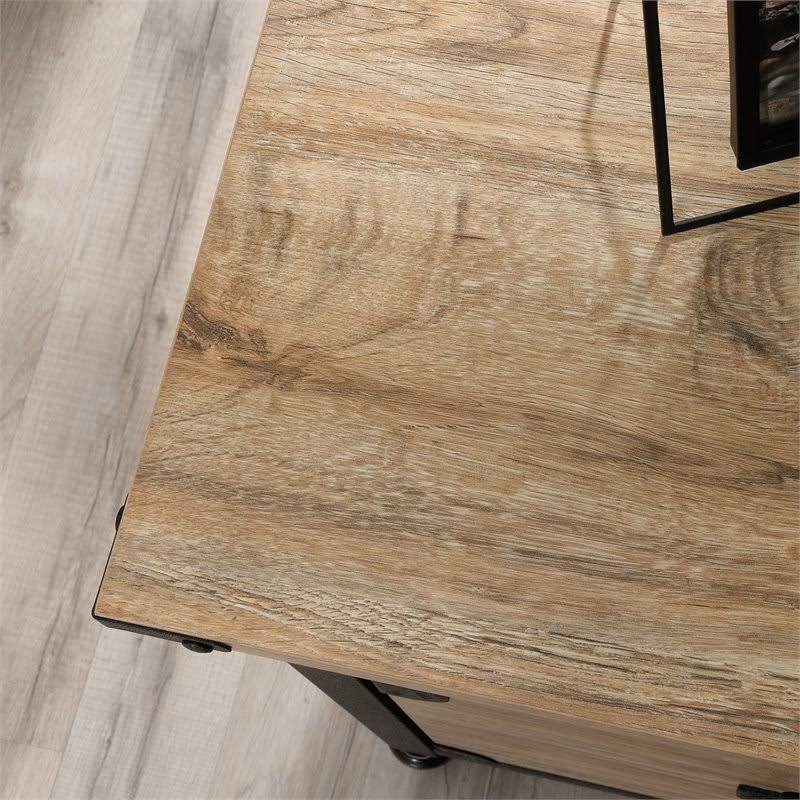 Metal & Wood Rolling Pedestal File Cabinet O94863