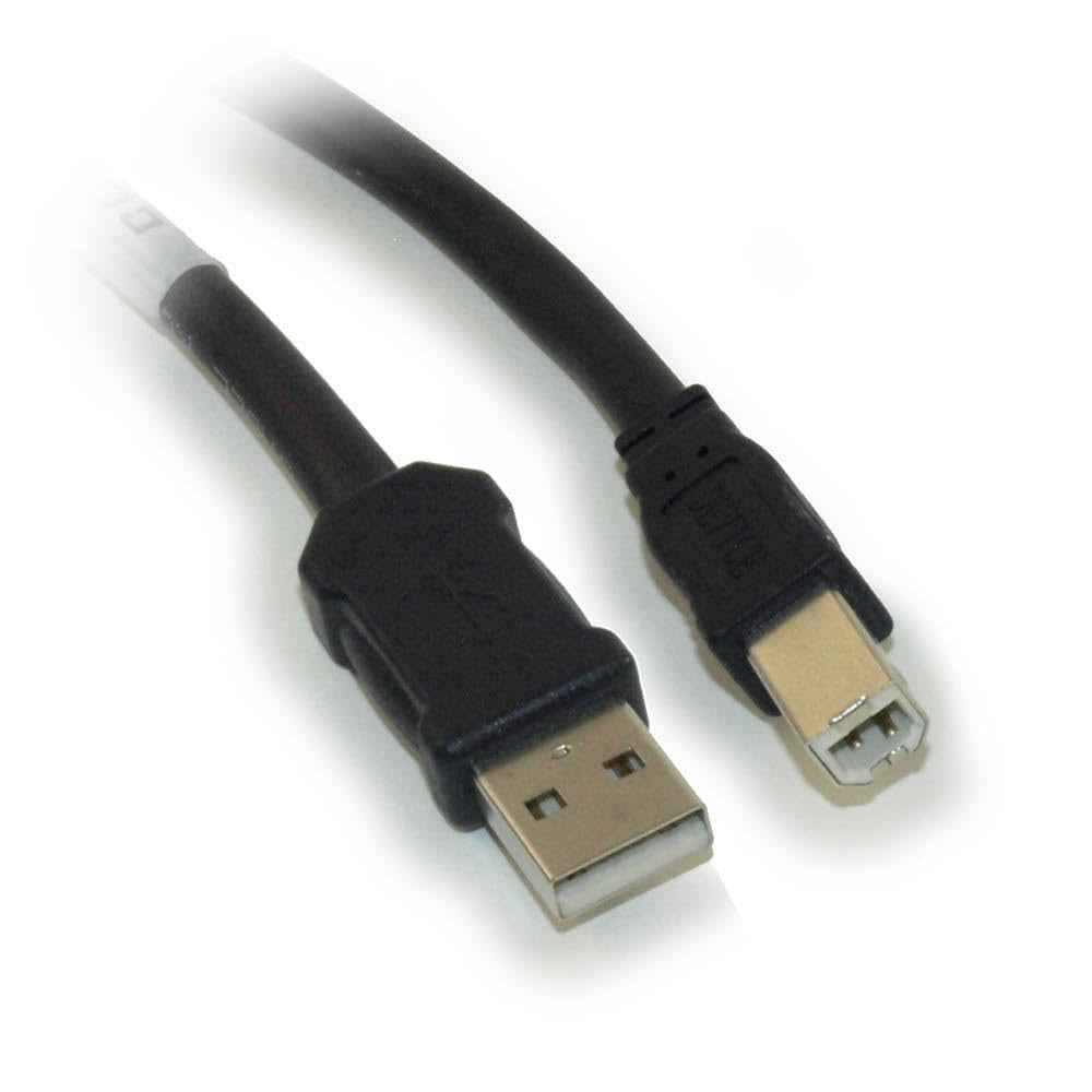 Black 25ft USB 2.0 Active Plenum Cable N3836