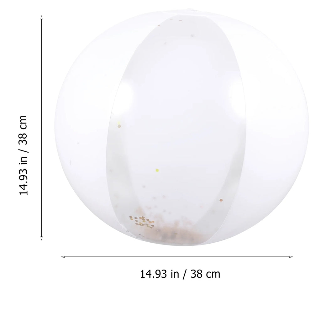 3Pcs Inflatable Sequin Beach Balls O21805