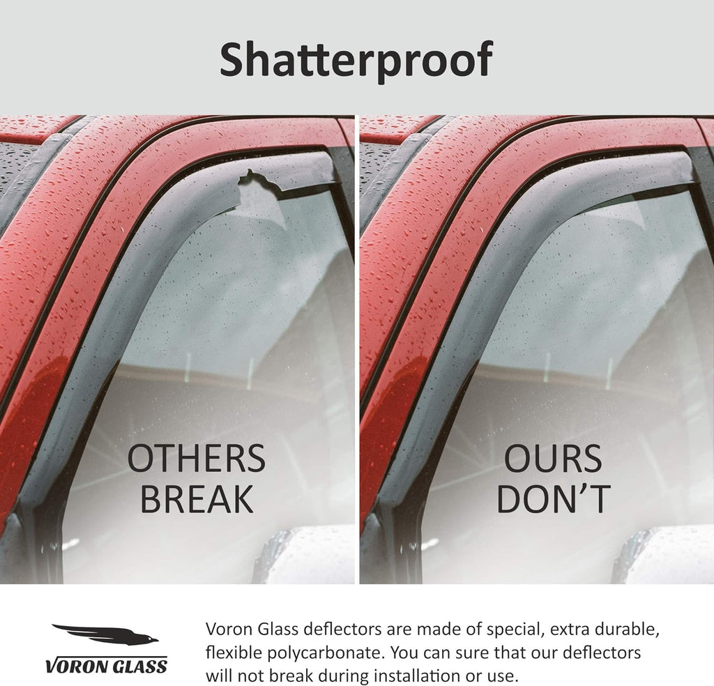 Rain Guards for Trucks, 4 Pieces E226756