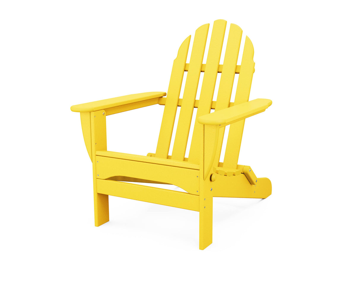 Yellow Recycled Plastic Adirondack Chair B680919