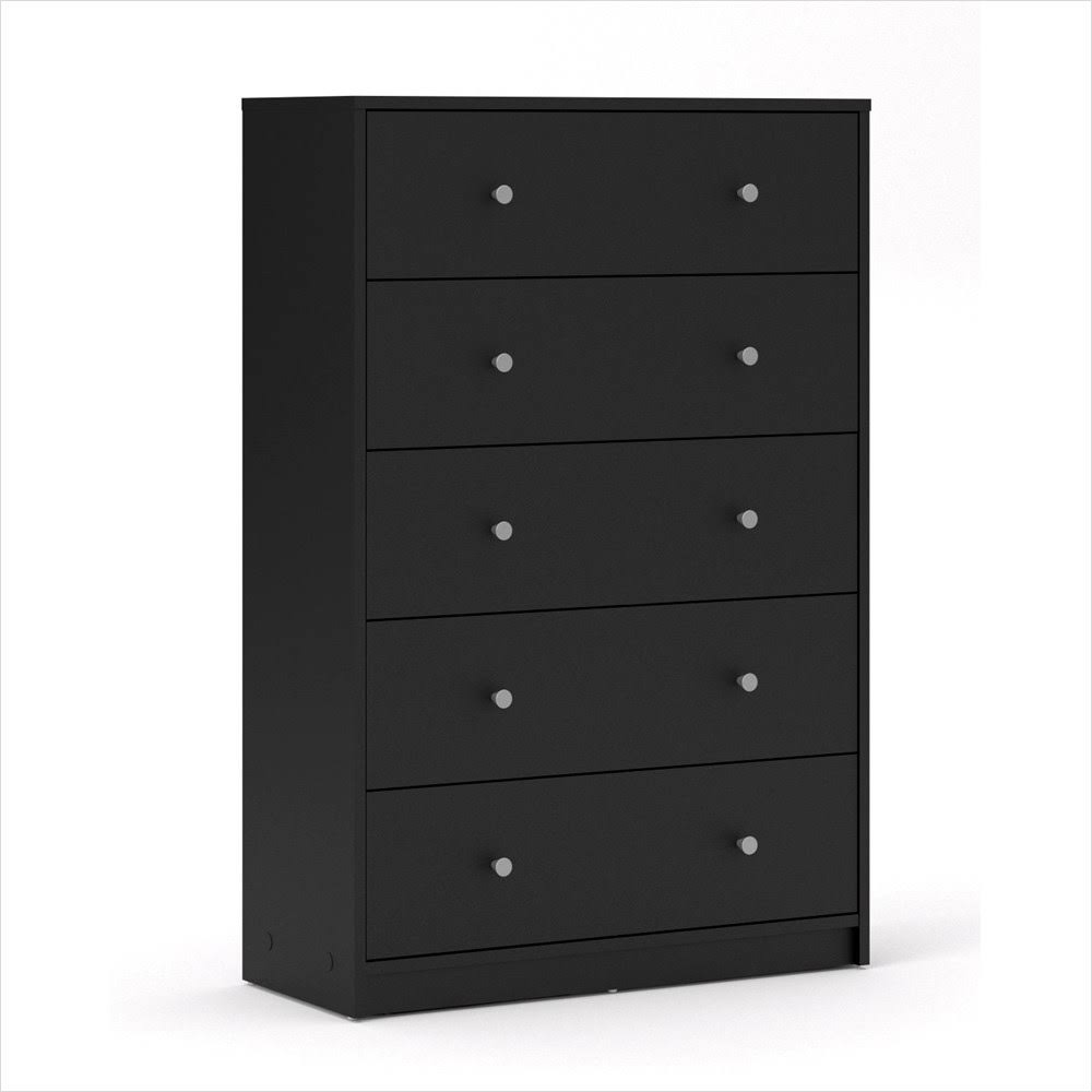 Black 5-Drawer Chest Z267