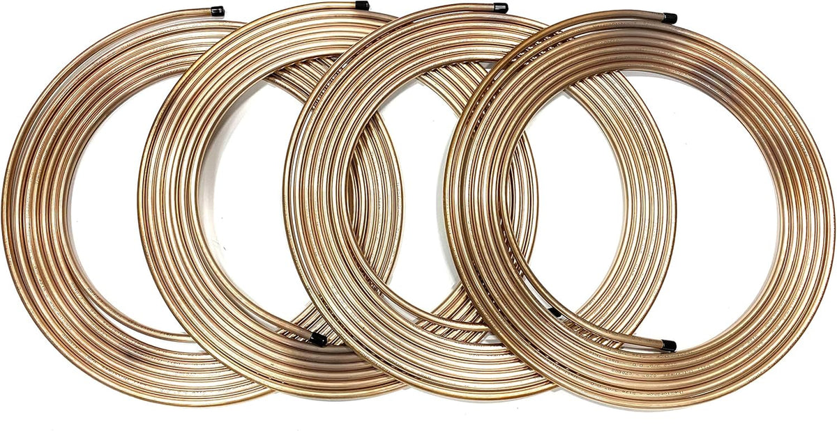 50 Feet 3/8 Inch Copper Nickel Fuel/Transmission Line, 2-25 Foot Coils P343