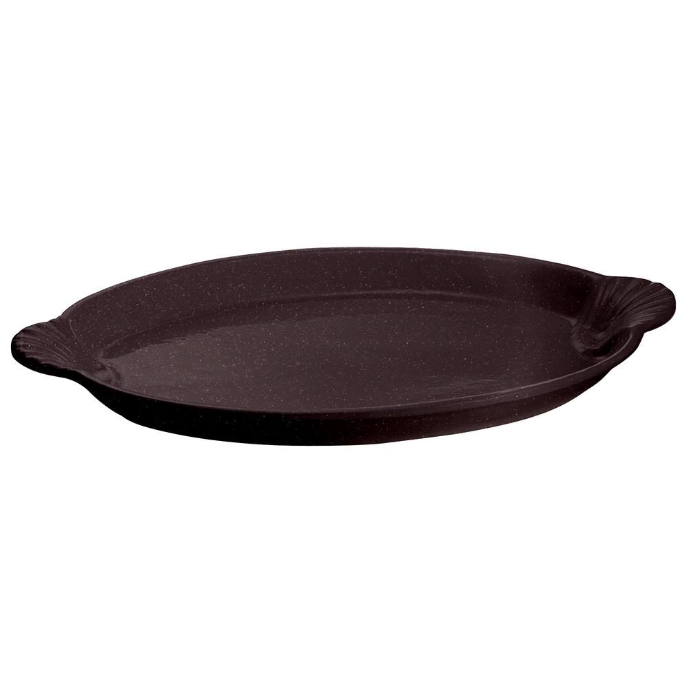 Sand Cast Aluminum Oval Shell Platter D83526