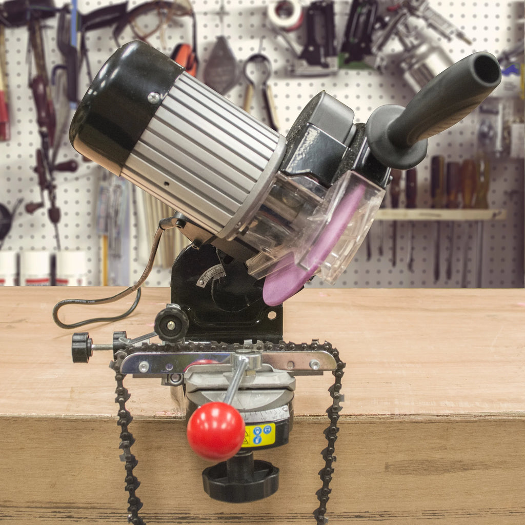Mountable Bench Top Electric Chain Saw Sharpener V86580