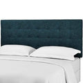 Navy Blue Tufted Headboard L351780