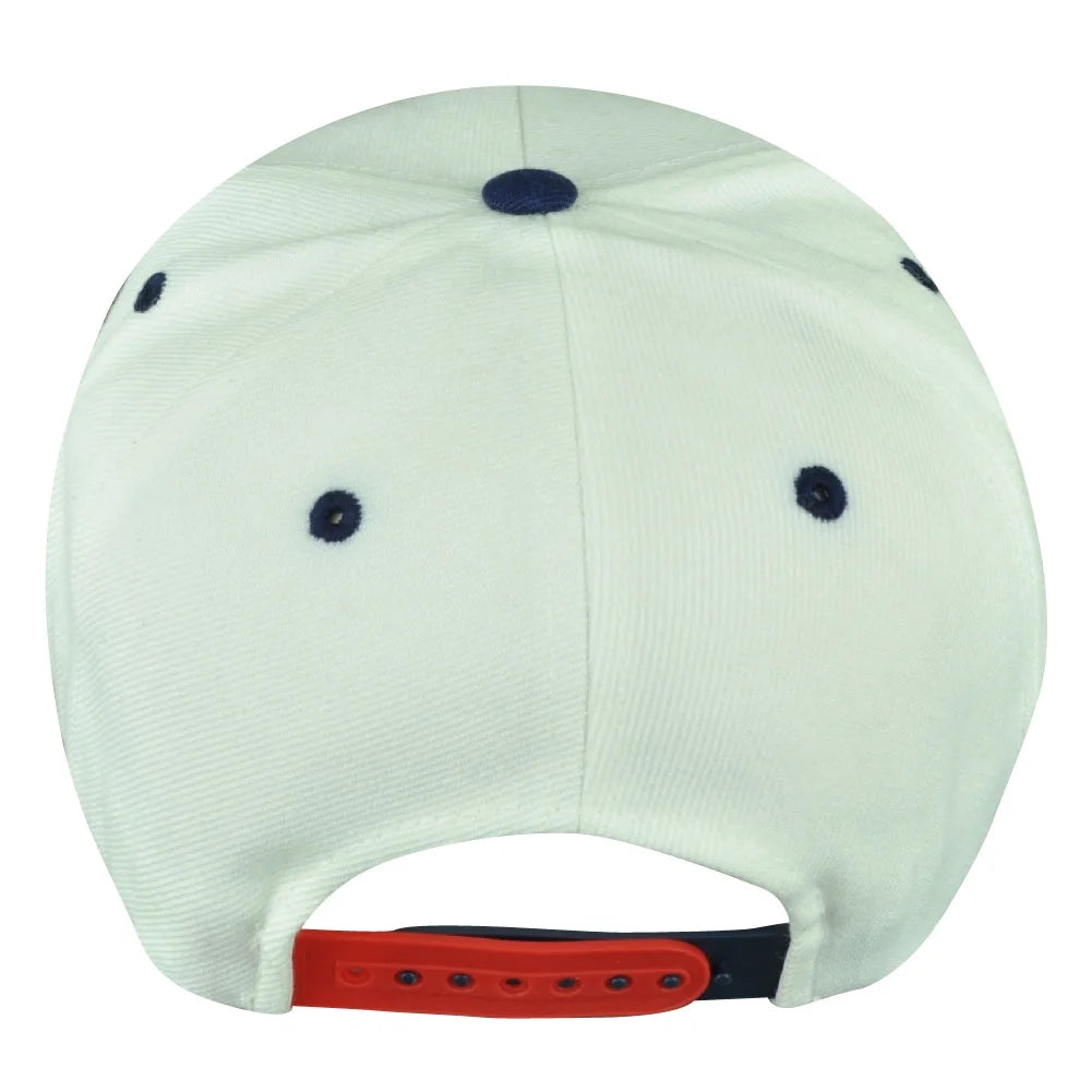 White Adjustable Snapback Hat Cap L17881