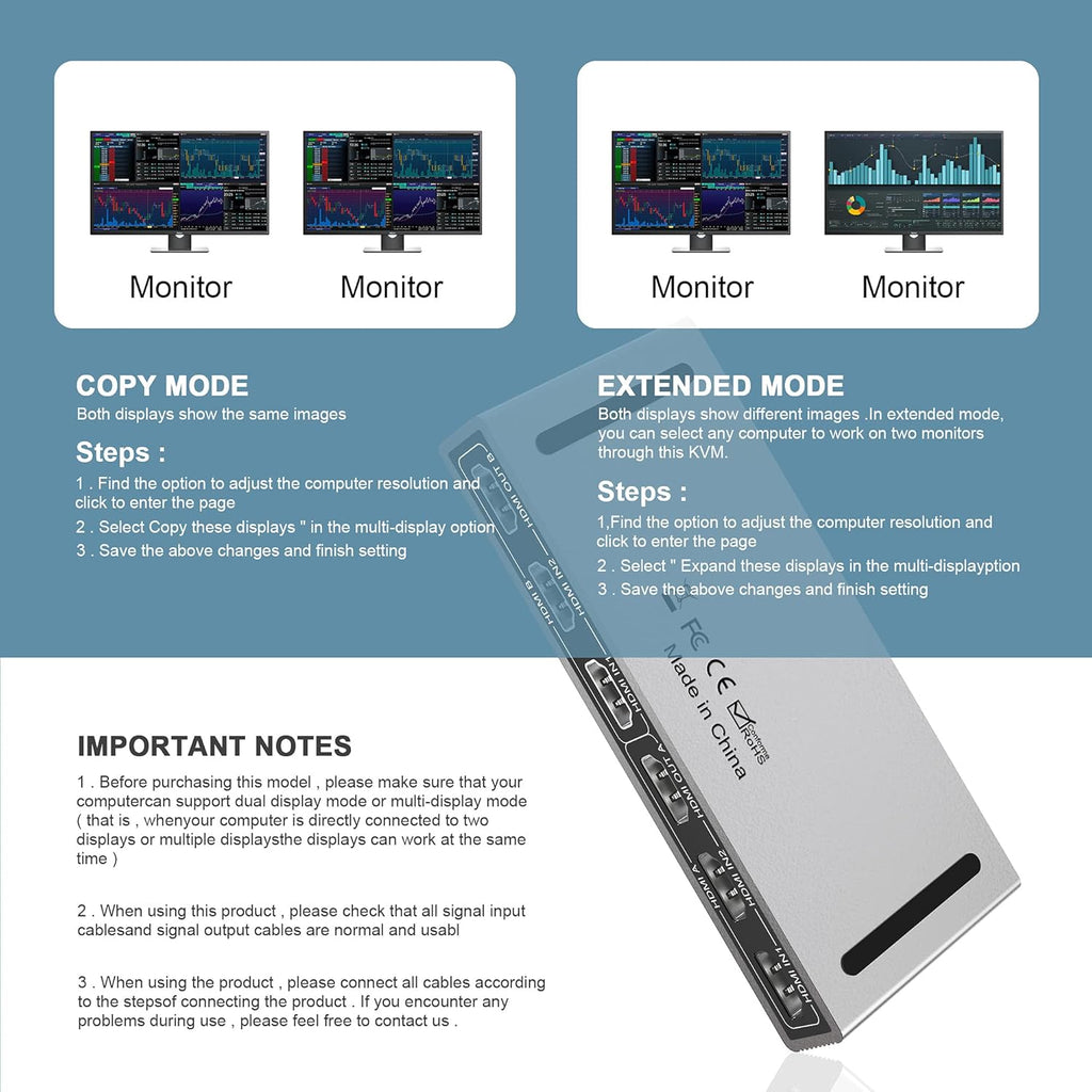 2 Port USB KVM Switch with Audio Output R435
