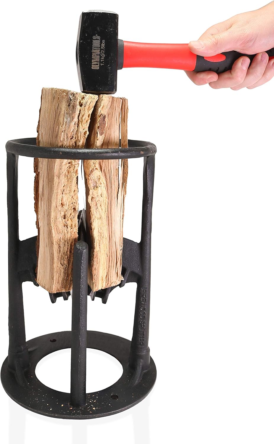 Heavy Duty Cast Iron Firewood Splitter with Removable Secondary Blade Attachment Z869638