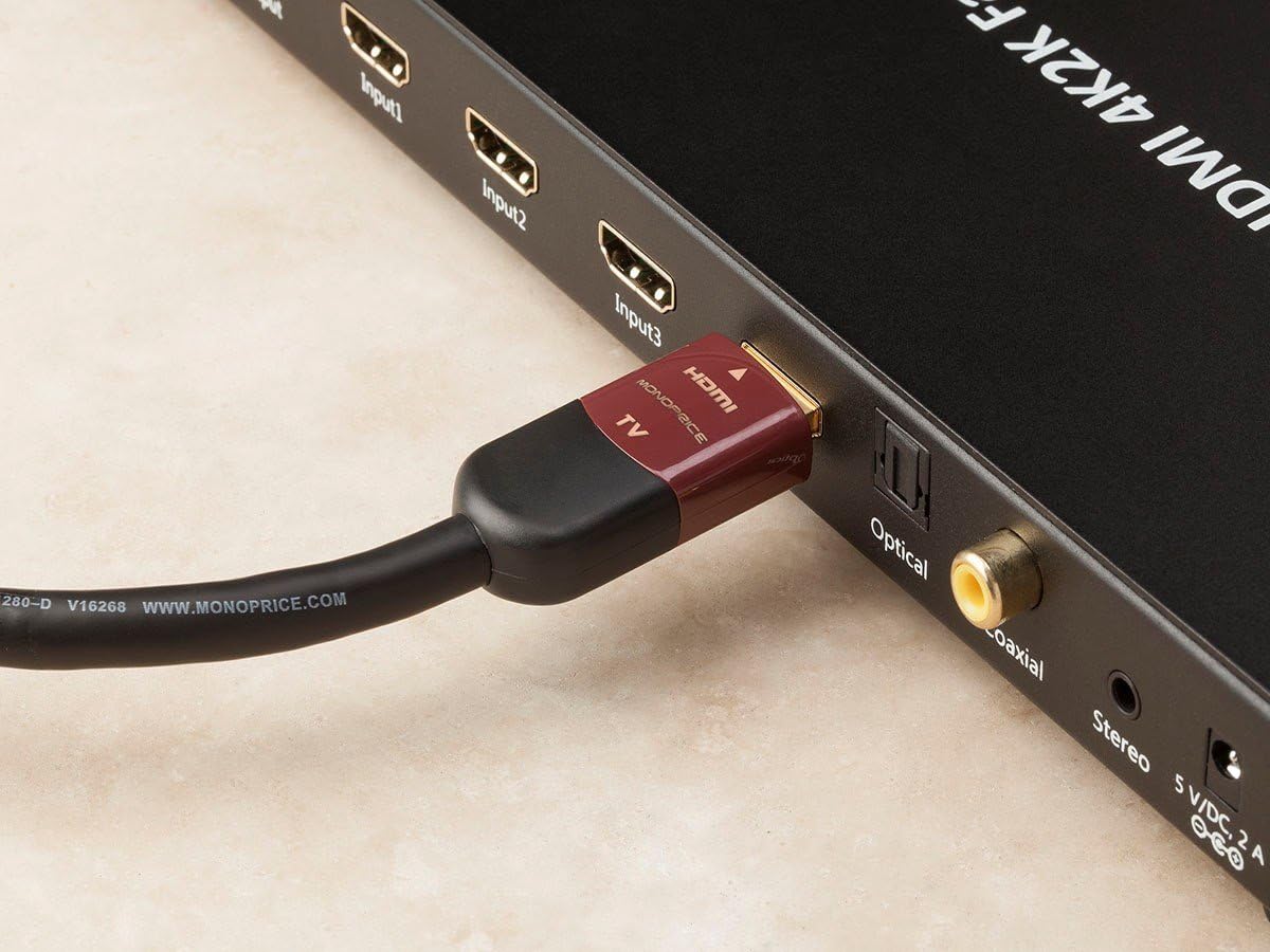 50 Feet Black HDMI Cable 4K@60Hz 18Gbps G68435